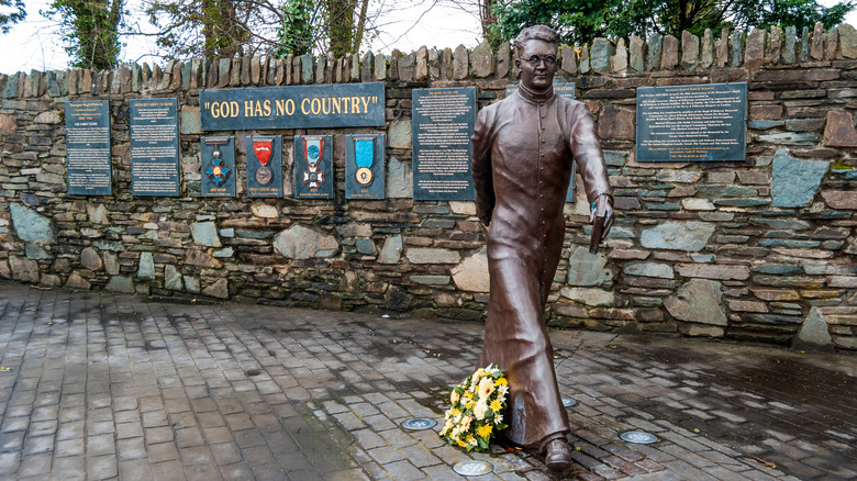 Hugh O'Flaherty memorial in Ireland