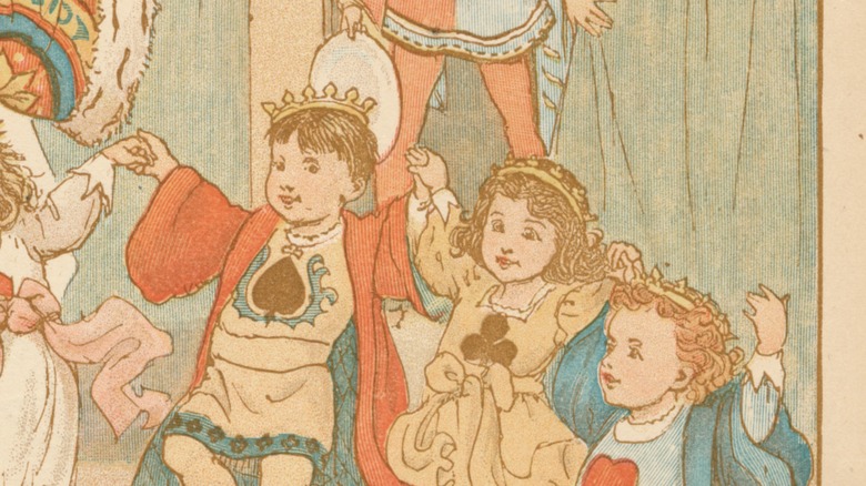 Print of children dancing