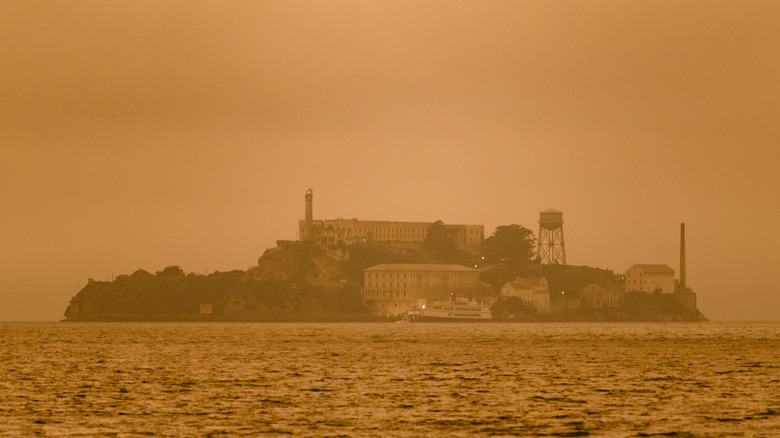 alcatraz in the fog