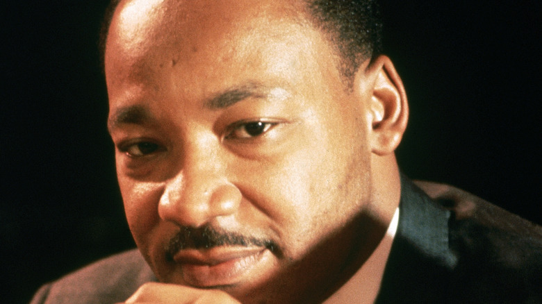MLK posing