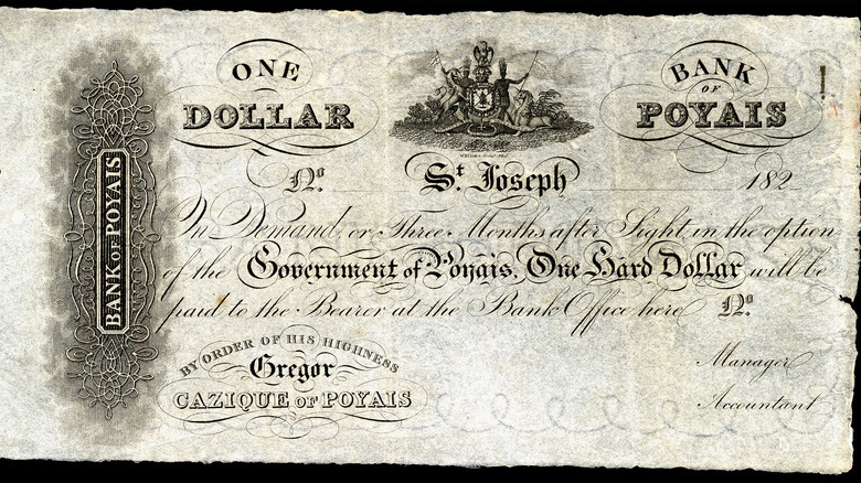 Currency of Poyais