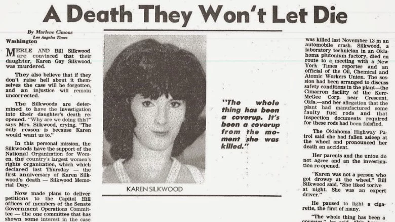 Article about Karen Silkwood 