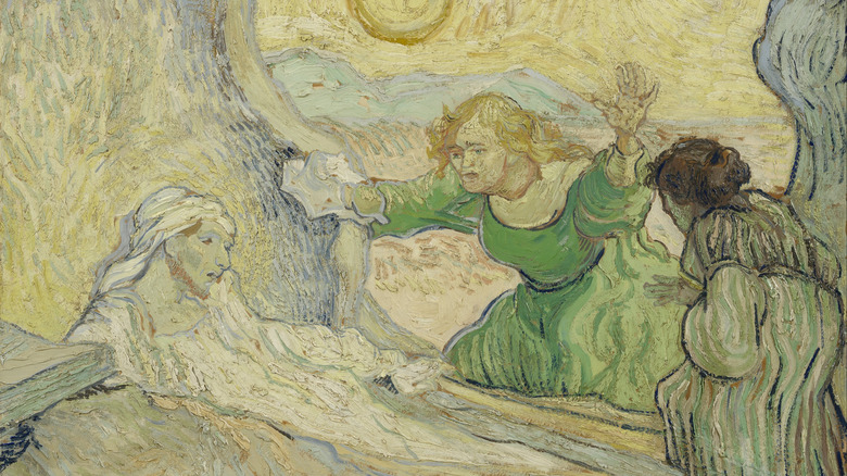 raising of lazarus by van gogh