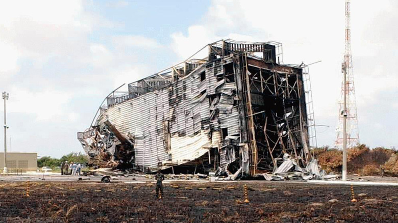 Wreckage from Alcântara VLS accident