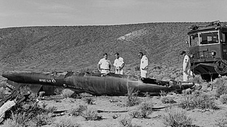 X-15 Flight 3-65-97 crash site