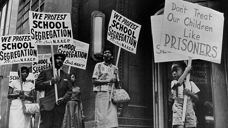 Protesting segregation