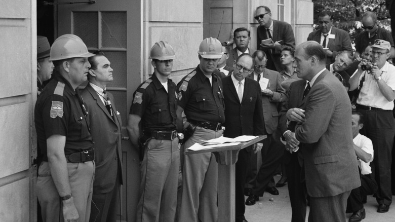University of Alabama, Governor George Wallace trying to stop integration