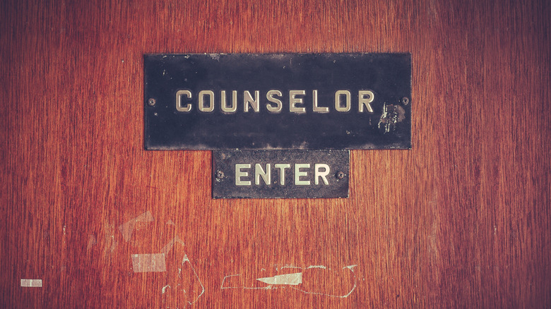 Guidance counselor door