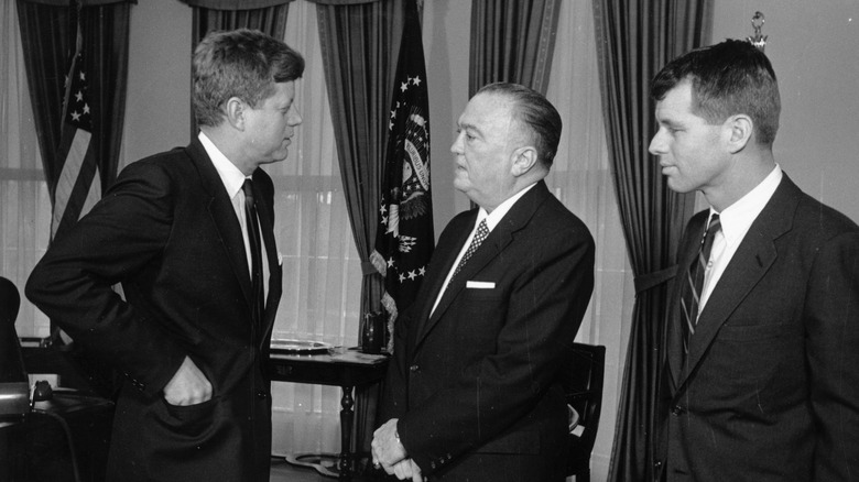 Kennedy brothers and Edgar Hoover