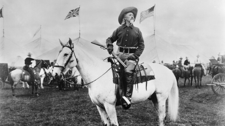Buffalo Bill on a horse