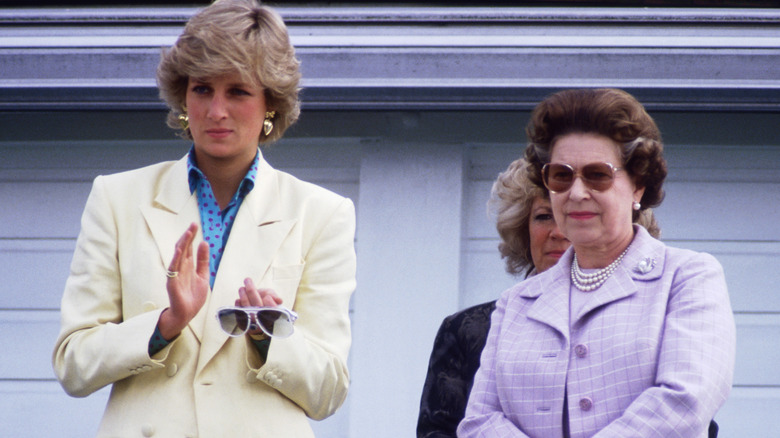 Princess Diana and Queen Elizabeth