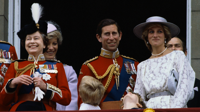 Royal family on balcony