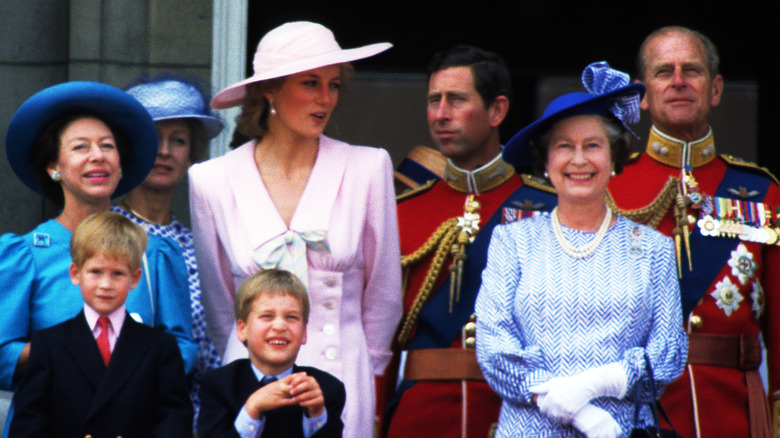 Royal family on balcony