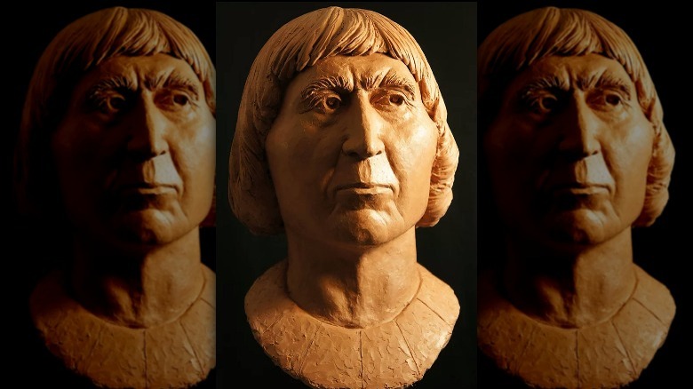 Robert the Bruce facial reconstruction sculpture