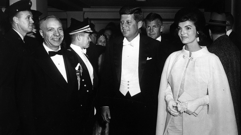 JFK and Jackie attending event
