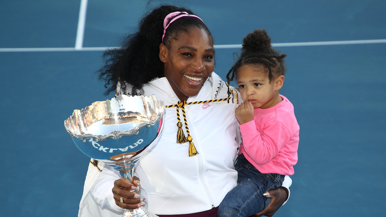 Serena Williams and Alexis Olympia