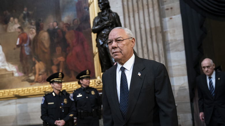 Colin Powell in suit