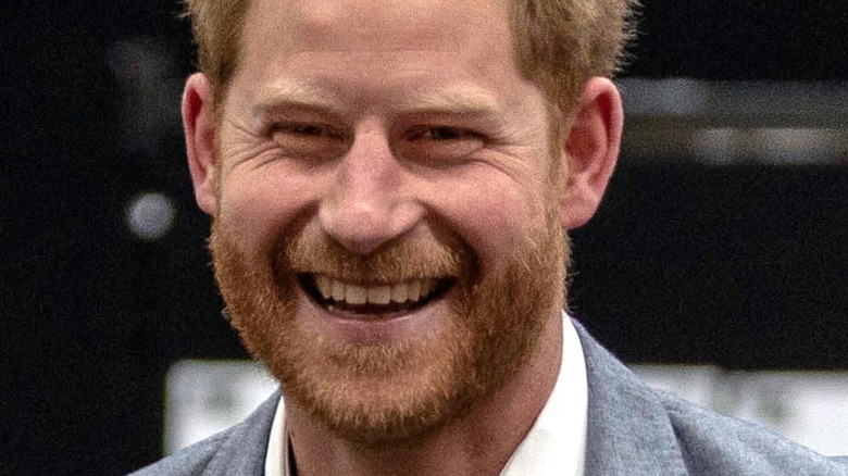 Cropped photo of Prince Harry at the Invictus Games in 2019