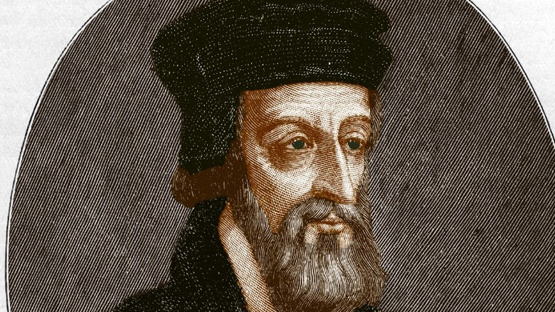 English theologian John Wycliffe