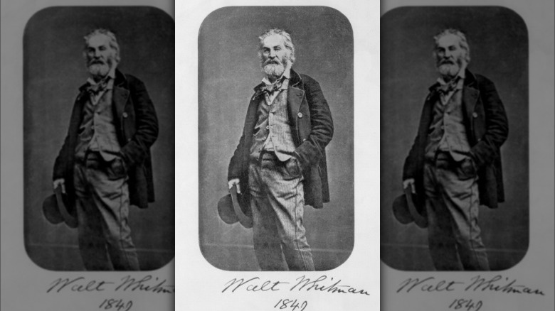 Walt Whitman portrait from 1849