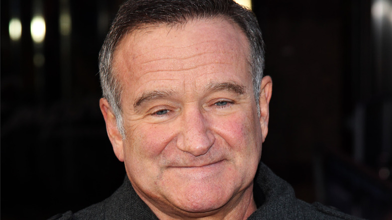 Robin Williams grinning