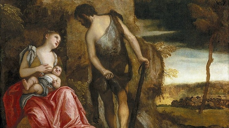 Cain and his wife in Nod
