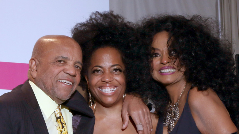 Diana Ross, Berry Gordy, and their daughter Rhonda