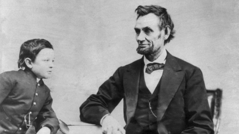 lincoln and his son tad