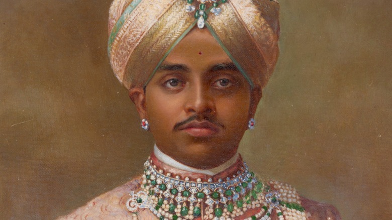 Portrait of Maharaja Sir Sri Krishnaraja Wodeyar Bahadur