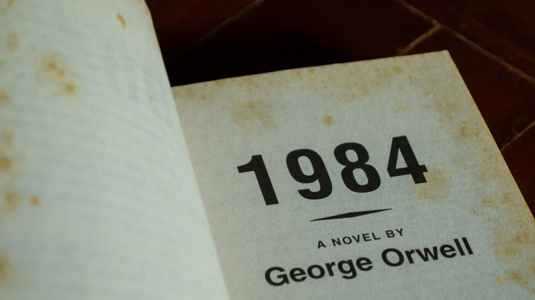 1984 open book