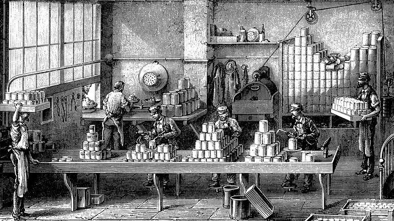 19th century canning operation