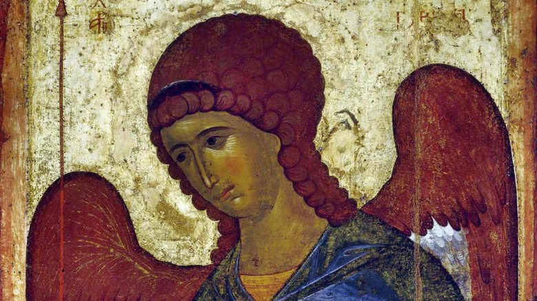 Byzantine icon of Archangel Gabriel