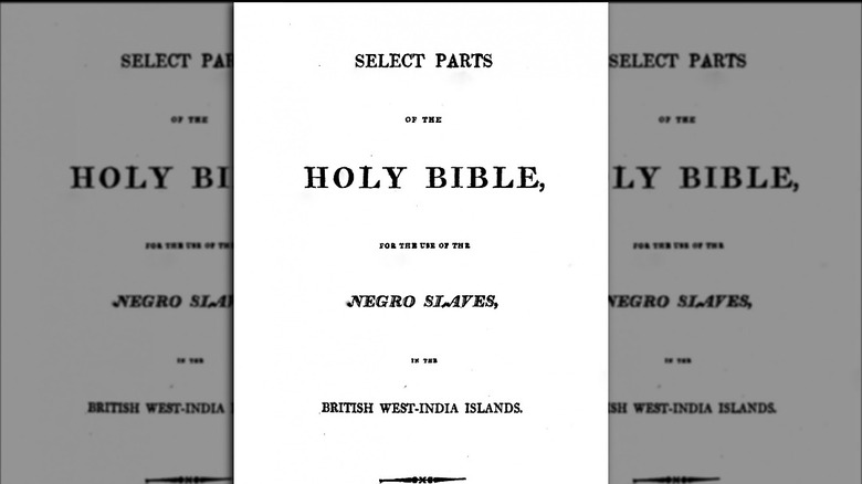 Slave Bible cover