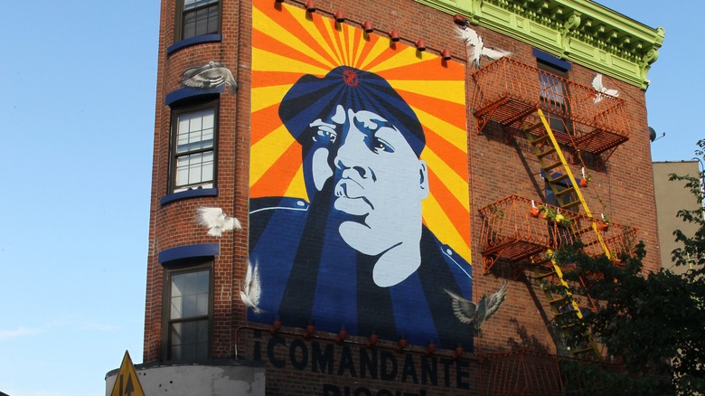 mural honoring The Notorious B.I.G. in Brooklyn, New York 
