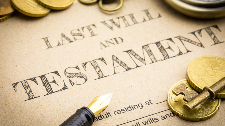 last will and testament