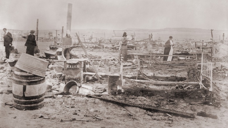miners camp near Ludlow, Colorado