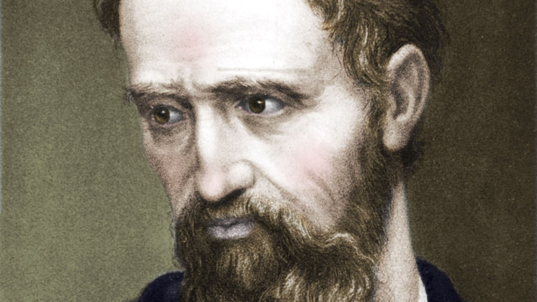 Michelangelo self-portrait