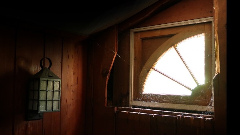  house with quarter-moon windows