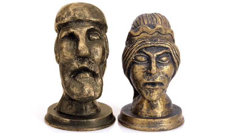 Statuettes Odin and Frigg