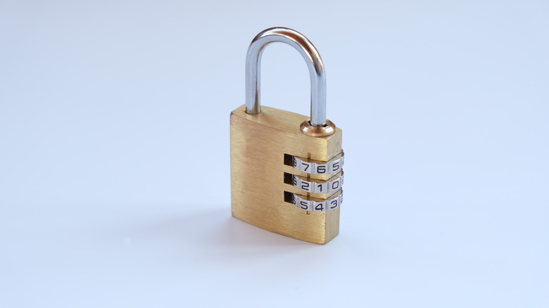 Stock image of padlock