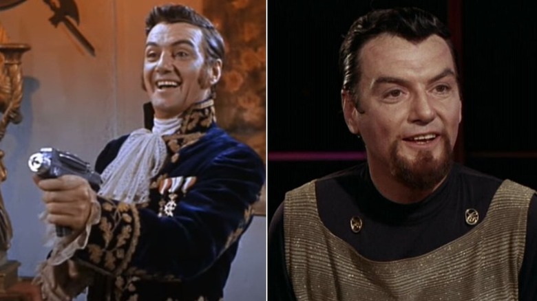William Campbell played both Trelane and Commander Koloth