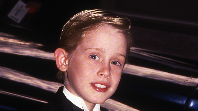 Macaulay Culkin smiling