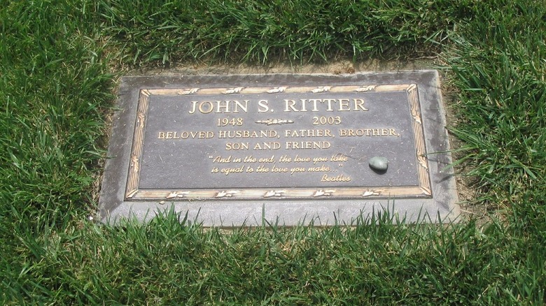 John Ritter's grave