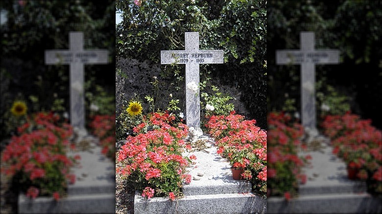Audrey Hepburn's grave