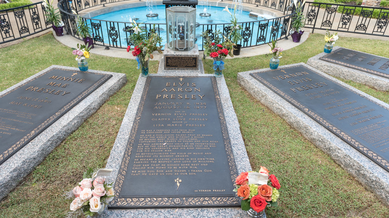 Elvis Presley's grave