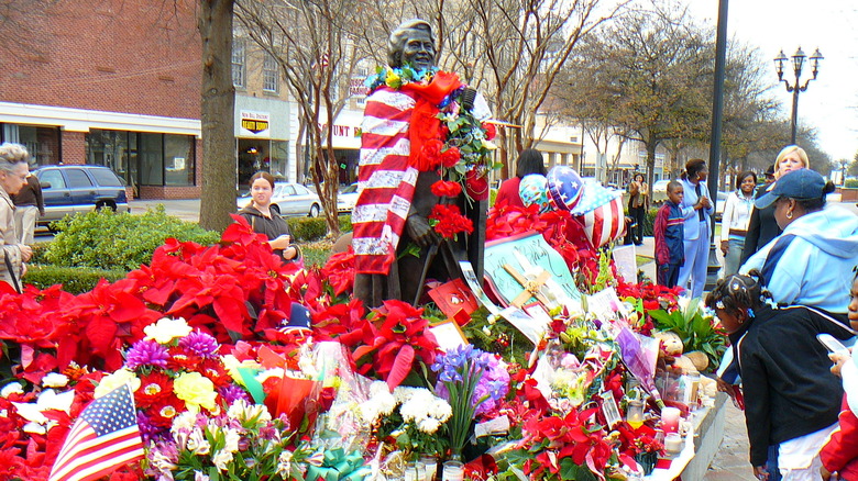 James Brown memorial in August, Georgia