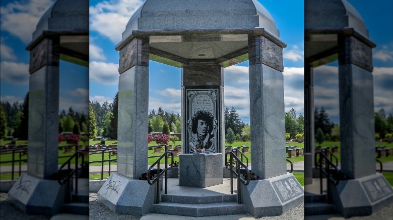 Jimi Hendrix's grave