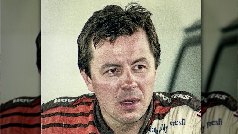 Alan Kulwicki looking at camera