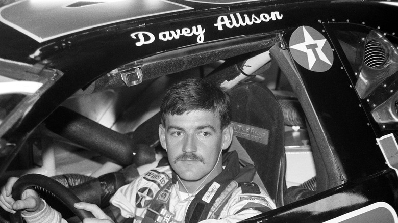 Davey Allison in car