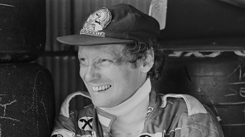 Niki Lauda smiling